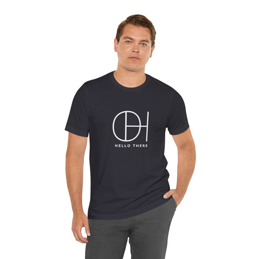 Copy of "Oh, Hello There" by Blakely Bering Unisex Jersey Short Sleeve Tee